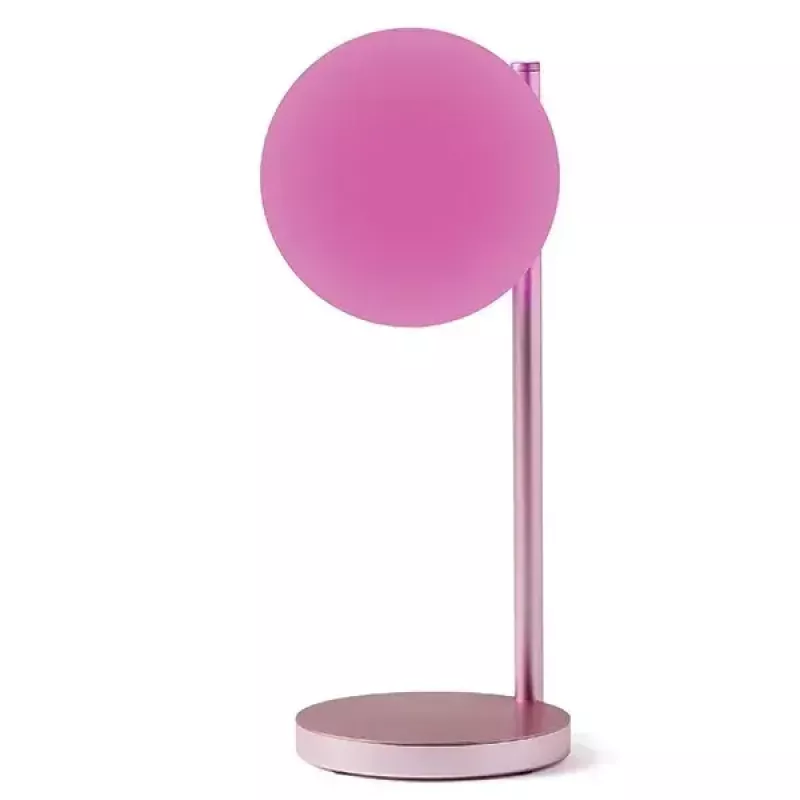 Laua-LED-lamp Lexon Bubble Lamp LH70LP heleroosa 15 W traadita laadijaga