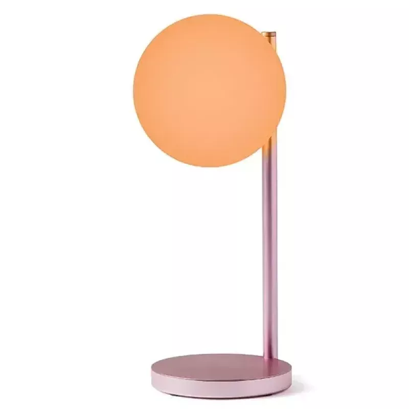 Laua-LED-lamp Lexon Bubble Lamp LH70LP heleroosa 15 W traadita laadijaga