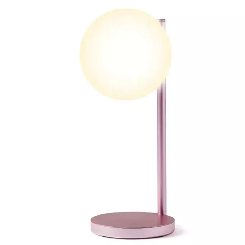 Laua-LED-lamp Lexon Bubble Lamp LH70LP heleroosa 15 W traadita laadijaga