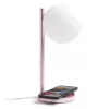 Laua-LED-lamp Lexon Bubble Lamp LH70LP heleroosa 15 W traadita laadijaga