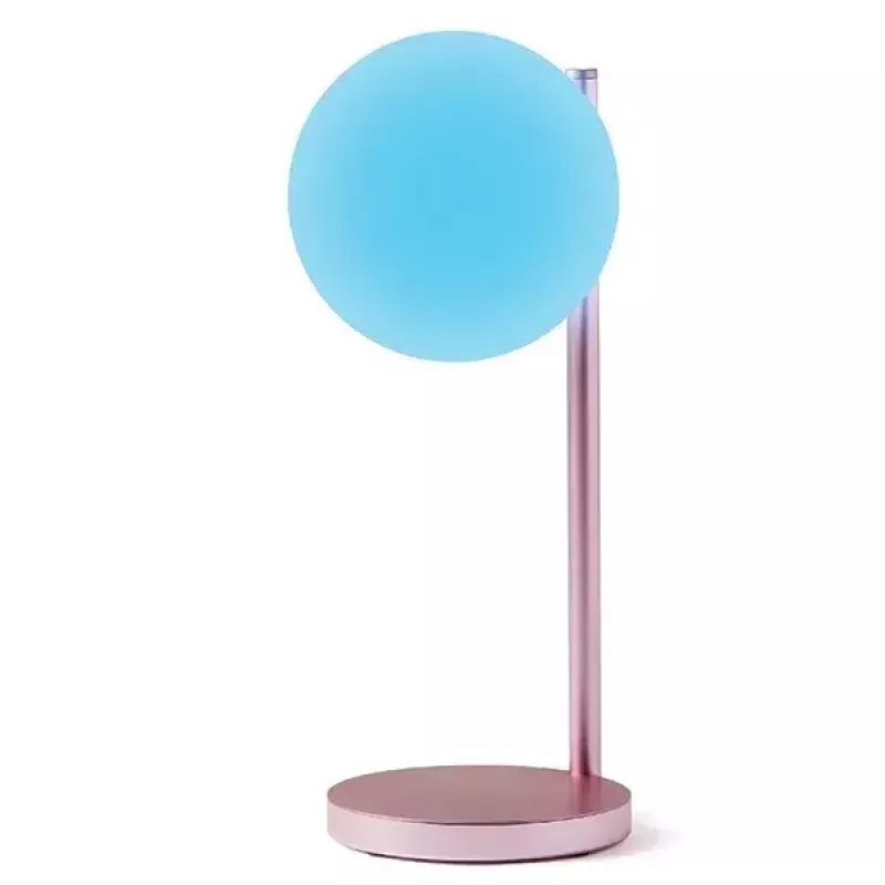 Laua-LED-lamp Lexon Bubble Lamp LH70LP heleroosa 15 W traadita laadijaga