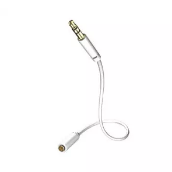 Audio kaabel Inakustik 00310505 5m 3.5mm Valge