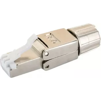 RJ-45 pistik Schwaiger NWST811 531 hõbedane isane 15mm laius