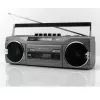 Kaasaskantav kassetimängija Soundmaster SRR80TI DAB+ ja FM-iga, LCD-ekraan, 3 W RMS, 3,5 mm kõrvaklapid, aku/230V