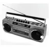 Kaasaskantav kassetimängija Soundmaster SRR80TI DAB+ ja FM-iga, LCD-ekraan, 3 W RMS, 3,5 mm kõrvaklapid, aku/230V