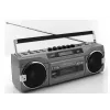 Kaasaskantav kassetimängija Soundmaster SRR80TI DAB+ ja FM-iga, LCD-ekraan, 3 W RMS, 3,5 mm kõrvaklapid, aku/230V
