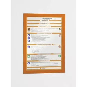 Magnetraam Durable DURAFRAME A4 oranž