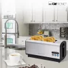 Röster Clatronic TA 3687 4 viilu 1200 W Must Roostevaba teras