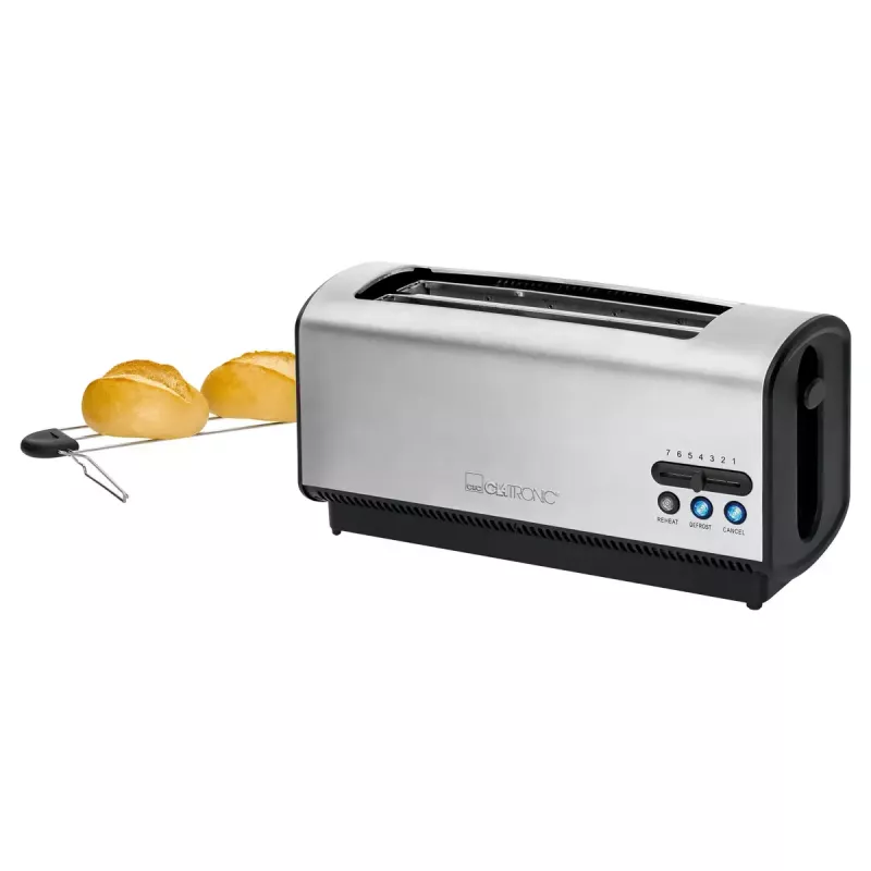 Röster Clatronic TA 3687 4 viilu 1200 W Must Roostevaba teras