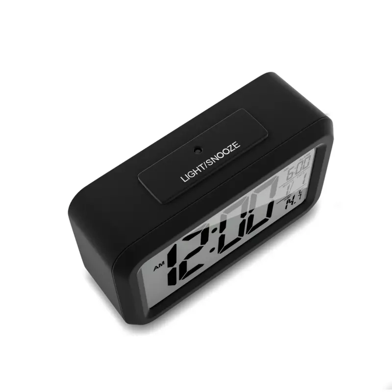 Quartz alarm clock Mebus 42435 Must