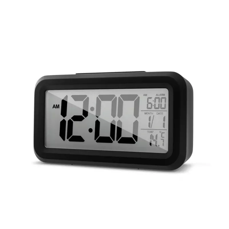 Quartz alarm clock Mebus 42435 Must