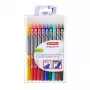 Marker Herlitz 11367232 peene otsaga 10 tk Must Sinine Pruun Roheline Oranž Roosa Lilla Punane Kollane