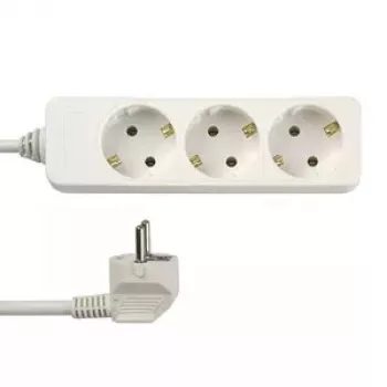 Pikendusjuhe REV 0512248555 5 m 3 pistikupesaga siseruumidesse valge