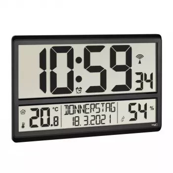 Digitaalne äratuskell TFA-Dostmann 60.4520.01 Must, patareitoitega