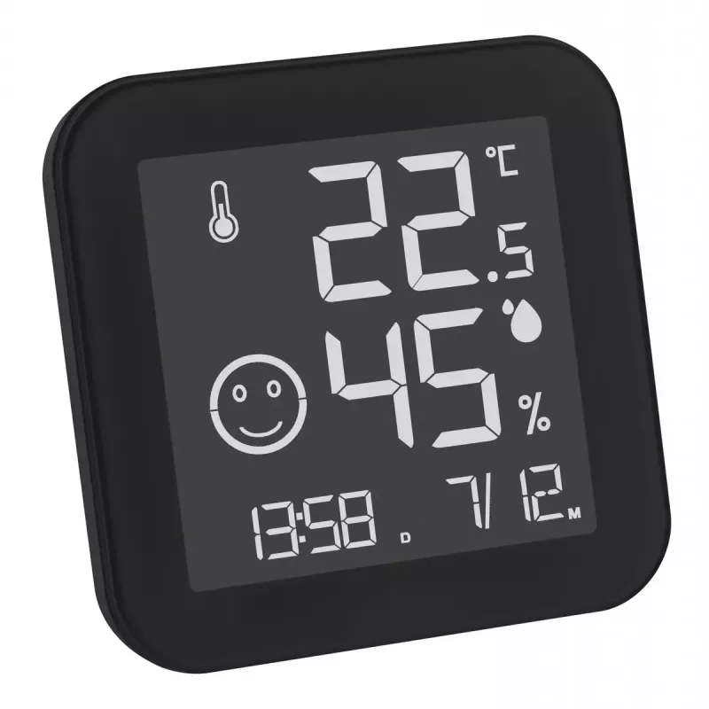 Elektrooniline keskkonnatermomeeter TFA-Dostmann 30.5054.01 siseruumidesse Digitaalne Must Valge
