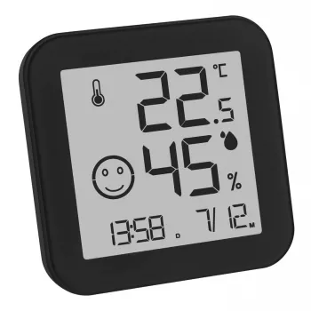 Elektrooniline keskkonnatermomeeter TFA-Dostmann 30.5054.01 siseruumidesse Digitaalne Must Valge