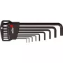 Tihvtvõtmete komplekt Wiha 03992 Classic Holder, 6-osaline, tihvttüüpi võtmed ümmarguste kinnitusdetailide jaoks