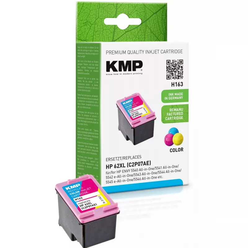 KMP HP C2P07AE NR.62XL värviline kassett