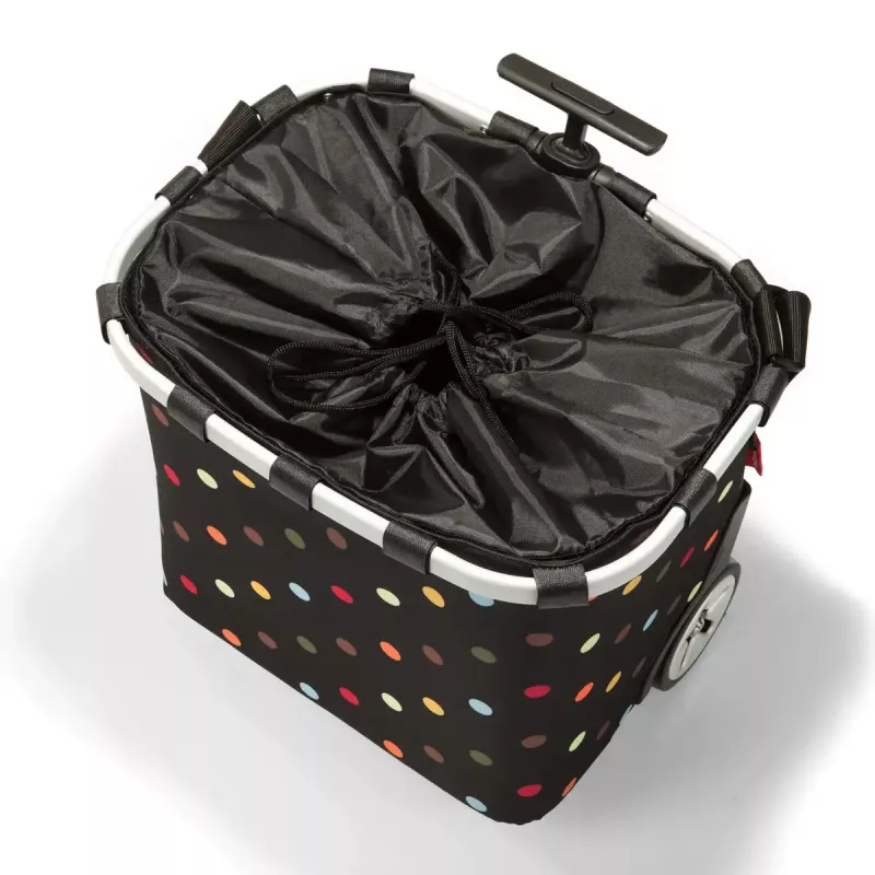 Kandekott Reisenthel Carrycruiser — 40 L, alumiiniumraam, polüester, 420×320 mm, must/mitmevärviline