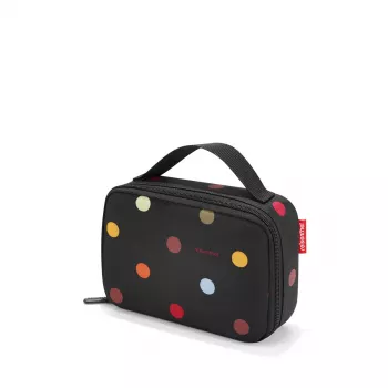 Termokonteiner Reisenthel Thermocase Dots 1,5 L Must Alumiinium Polüester