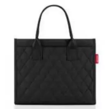 Tote bag Reisenthel daily shopper business — Polyester, 14 L, Must, Tõmblukuga suletav
