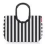 Totekott Reisenthel loopshopper L — polüester, 25 L, 460×250 mm, must/valge
