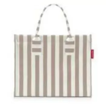 Kandekott Reisenthel Daily Shopper – polüester, 14 L, 420×170 mm, beež/valge