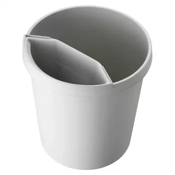Paberikorv Helit H6105882 18 L ümmargune plastikust hall
