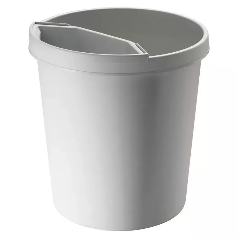 Paberikorv Helit H6105882 18 L ümmargune plastikust hall