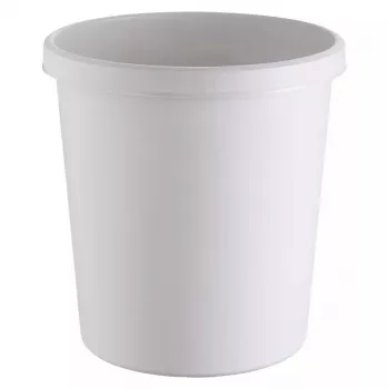 Paberikorv Helit H6105882 18 L ümmargune plastikust hall