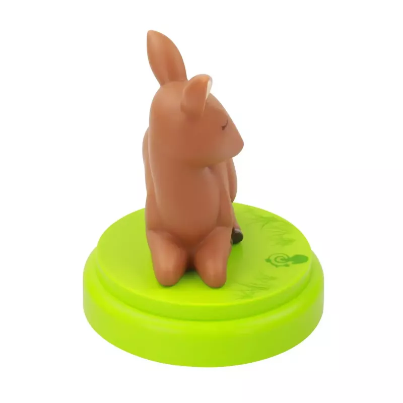 ANSMANN beebi-öölamp 1800-0059 — LED, kollane valgus, patarei AA ×3, 119×119×137 mm, pruun/roheline
