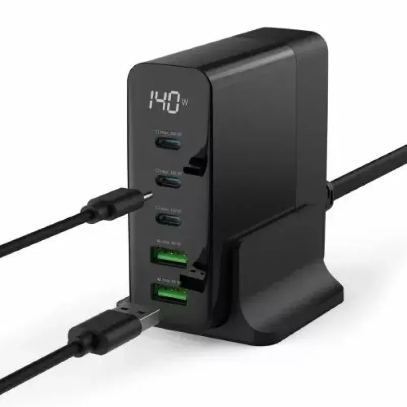 Siseruumide laadija Ansmann DC5140PD universaalne must USB kiirlaadija