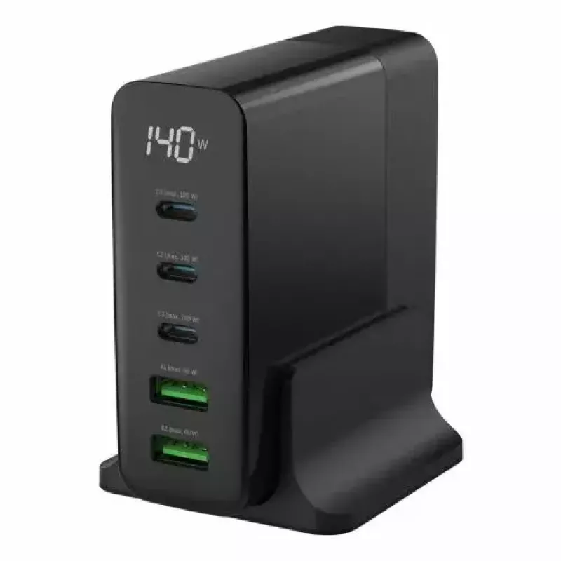 Siseruumide laadija Ansmann DC5140PD universaalne must USB kiirlaadija
