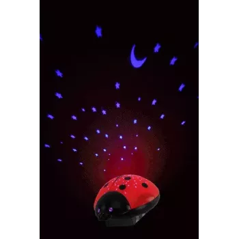 Öövalgusti Ansmann Starlight must punane