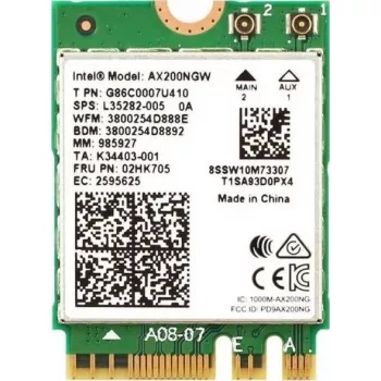 Võrguadapter INTEL Wireless‑6 AX201 M.2 2230 (CNVi) non‑vPro