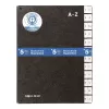 eralduslehtedega raamat Pagna 24241-04 must A4