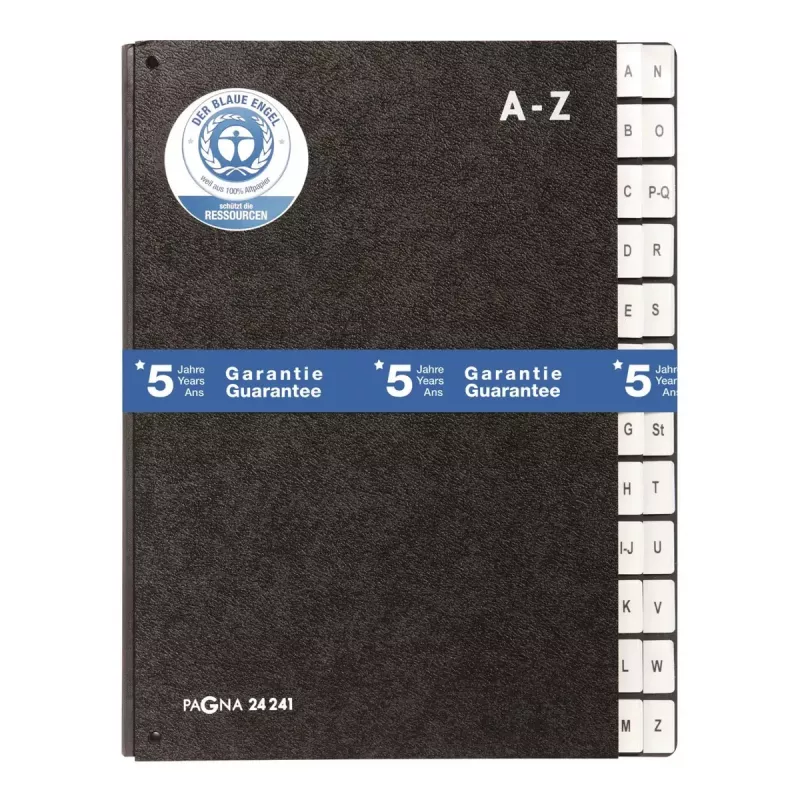 eralduslehtedega raamat Pagna 24241-04 must A4