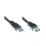 USB-kaabel Alcasa 5m USB 3.0 A USB 3.2 Gen 1 Must