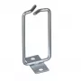 EFB Elektronik 699991.2 kaabli juhtimise klamber, 40 x 80 mm, hall, tsingitud teras