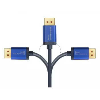 Video kaabli adapter Alcasa 4860-SF050B 5m DisplayPort-HDMI-le sinine