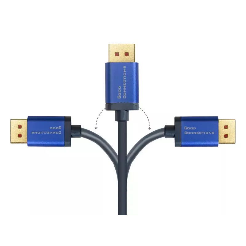 Video kaabli adapter Alcasa 4860-SF050B 5m DisplayPort-HDMI-le sinine