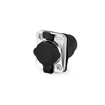 RJ45 pistik Alcasa S6 IC06-R002 Must Metallist Emane/Emane