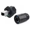 Juhtmepistik RJ45 Alcasa IC06-R102 Must Vask Plastik Silikageel