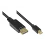 DisplayPort-kaabel Alcasa DP-MDP1 1 m Mini DisplayPort Must