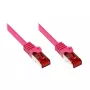 Võrgukaabel Alcasa CAT6 S/FTP 25 m magenta