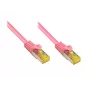Võrgukaabel Alcasa 50m Cat7 RJ-45 magenta S/FTP (S-STP)
