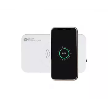 Mobiilseadme laadija Alcasa PCA-D005W Universal Valge AC traadita kiirlaadimine