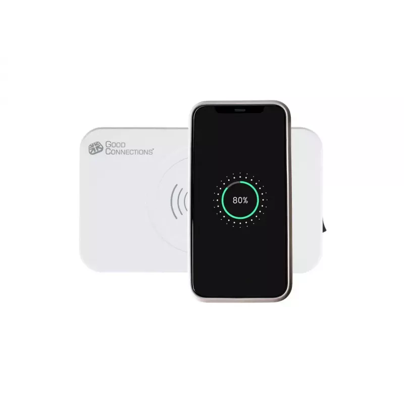 Mobiilseadme laadija Alcasa PCA-D005W Universal Valge AC traadita kiirlaadimine