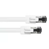 Võrgukaabel Alcasa 8080-050W Valge 5m Cat8.1 S/FTP