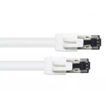 Võrgukaabel Alcasa 8080-050W Valge 5m Cat8.1 S/FTP